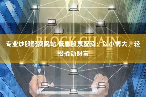 专业炒股配资网站 低息股票配资：以小博大，轻松撬动财富