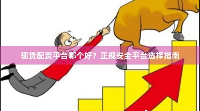 现货配资平台哪个好？正规安全平台选择指南